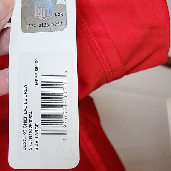 KC CHIEFS sweatshirt NWT - Picture 8 of 16